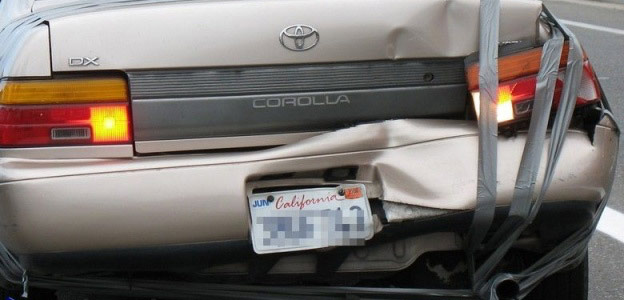 fix car bumper duct tape