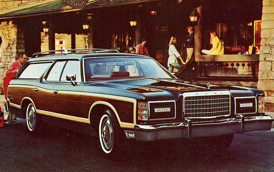 ford country squire ad ugly car