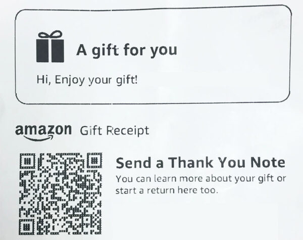 Amazon Gift Receipt (Hide the Price!) + Free Gift Message