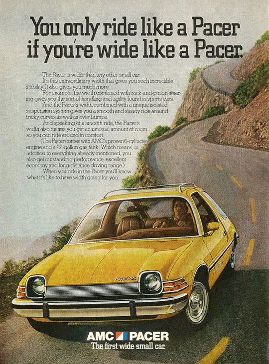 amc pacer magazine ad