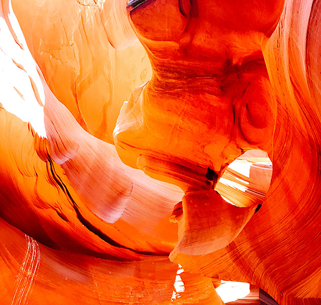 antelope canyon walls