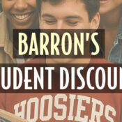 barrons student discount header