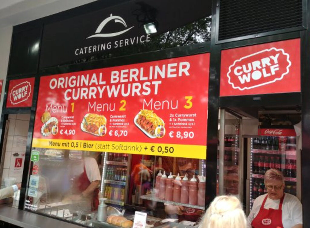 berlin currywurst menu