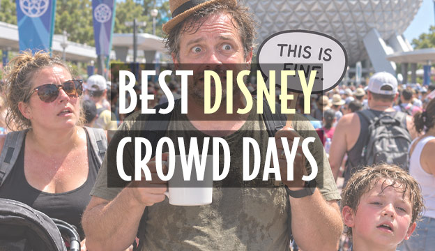 best disney world crowd days week