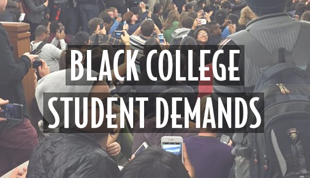 black college student demands
