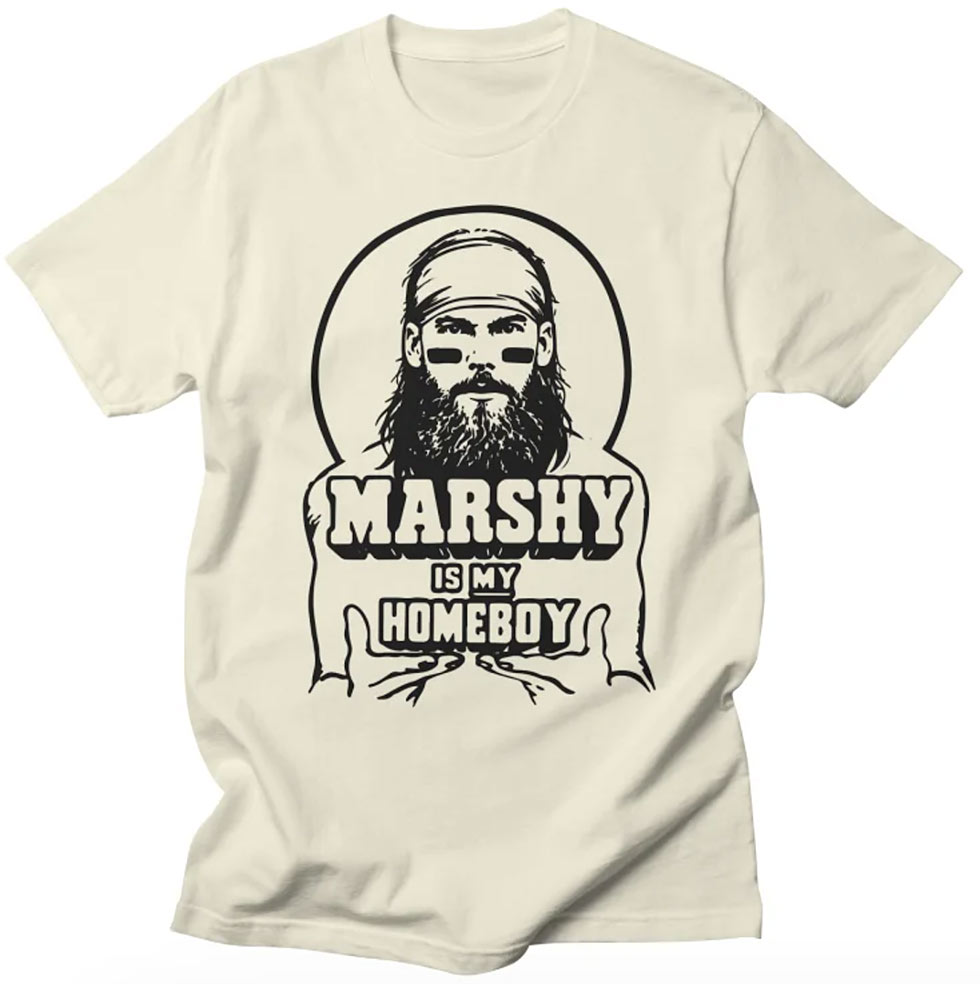 Marshy is my homeboy Brndon Marsh tshirt