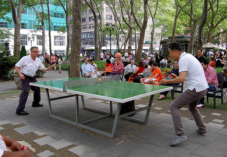 ping pong bryant park