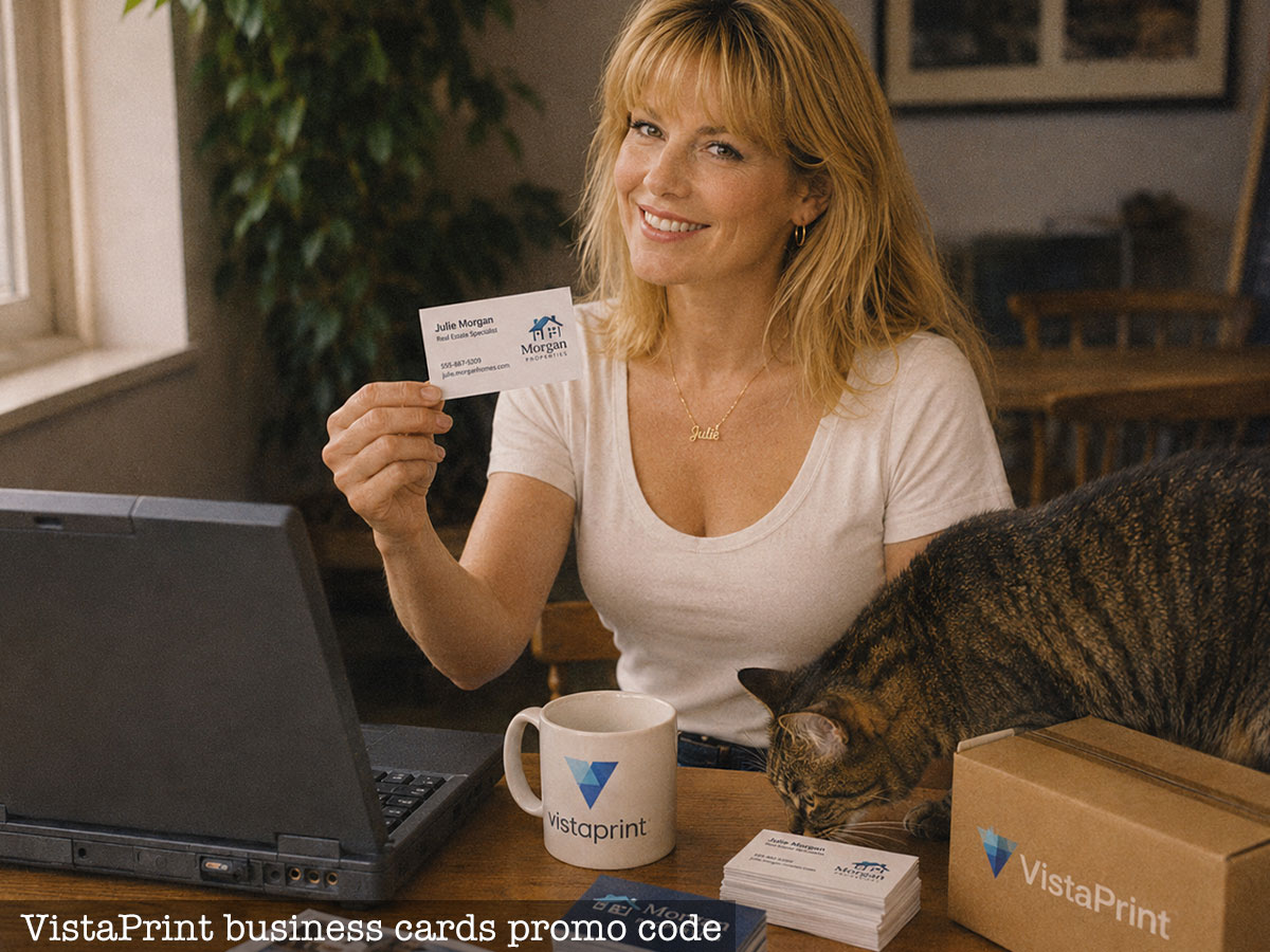 business cards vistaprint promo code