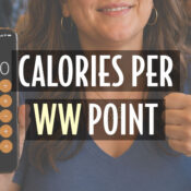calories weight watchers point