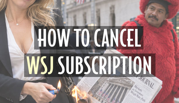 cancel wsj subscription