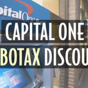 capital one turbotax discount
