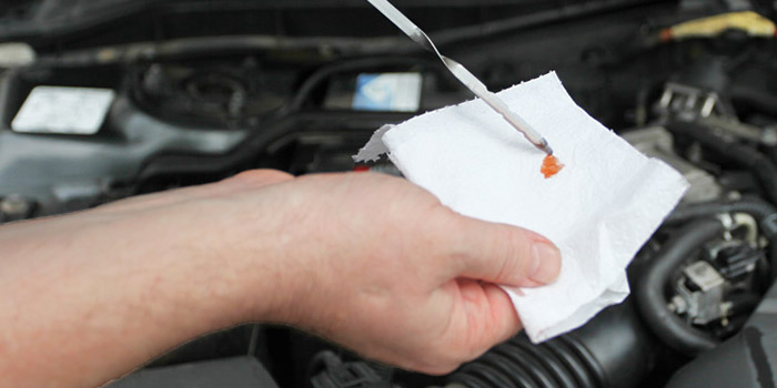 best way to check transmission fluid