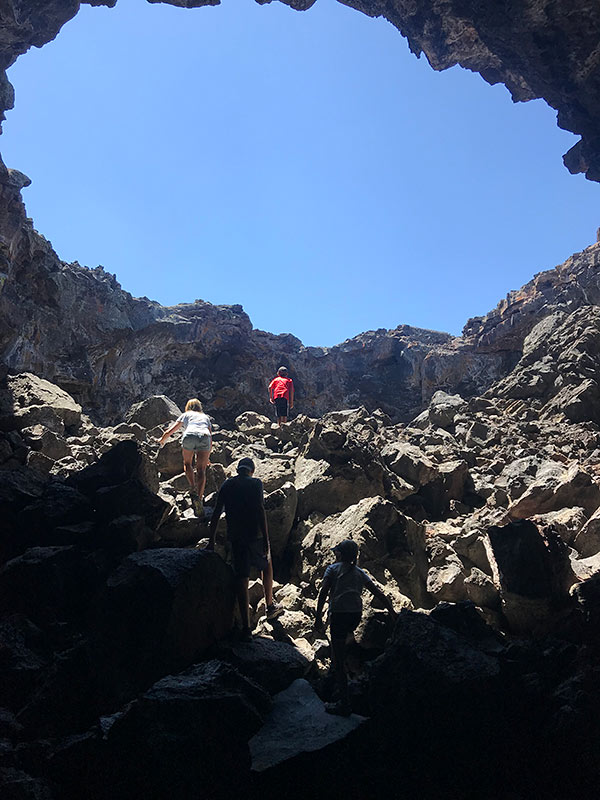 climbing craters moon national park idaho