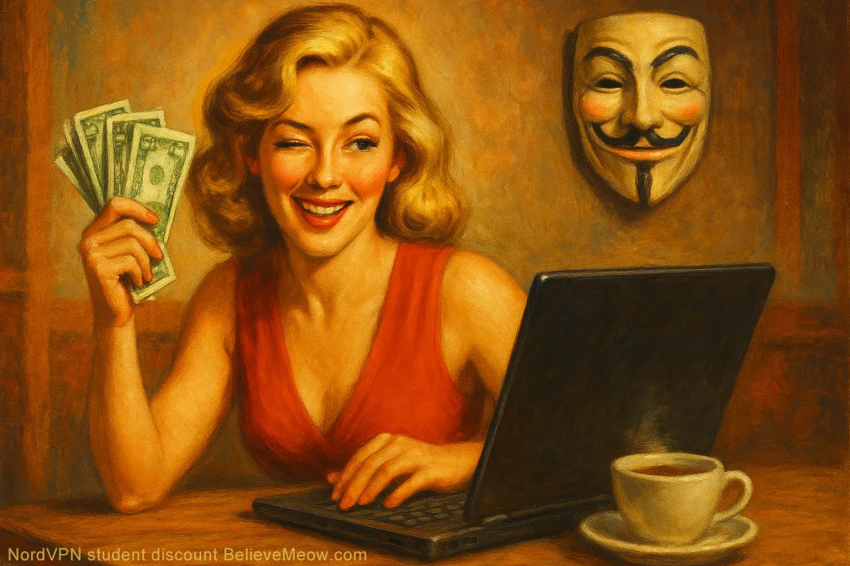 college student using vpn