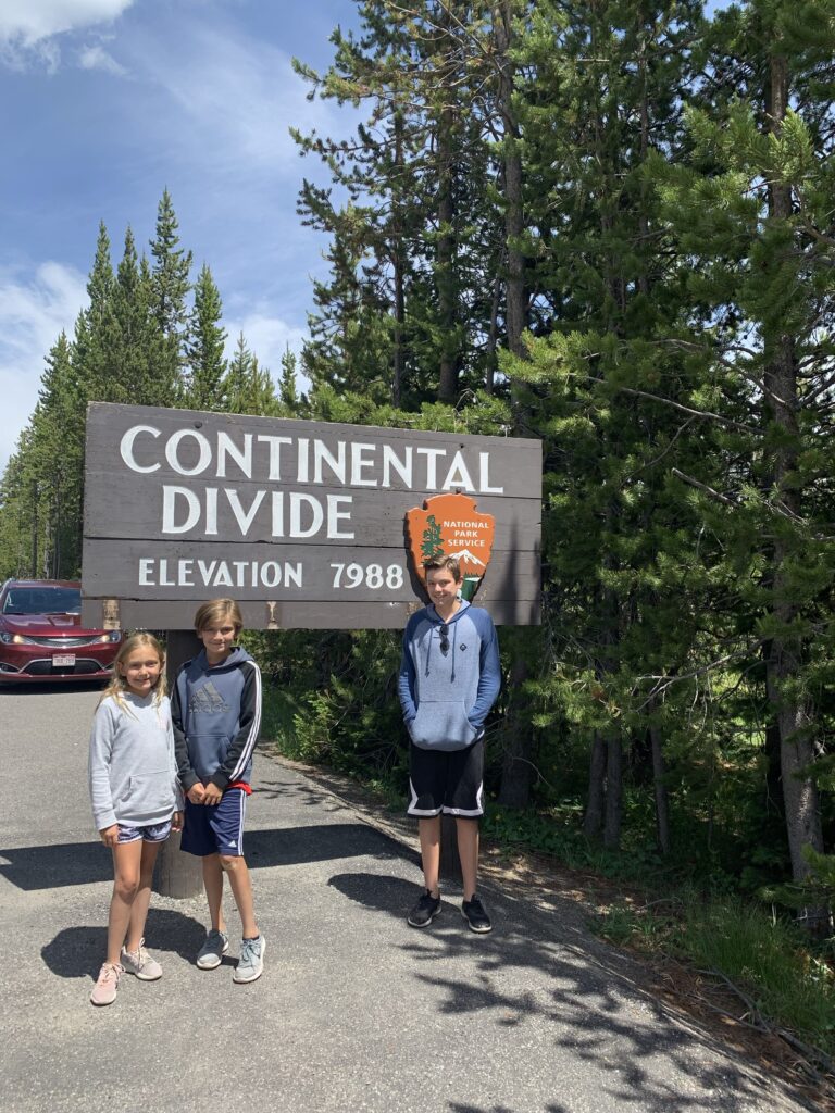 continental divide sign