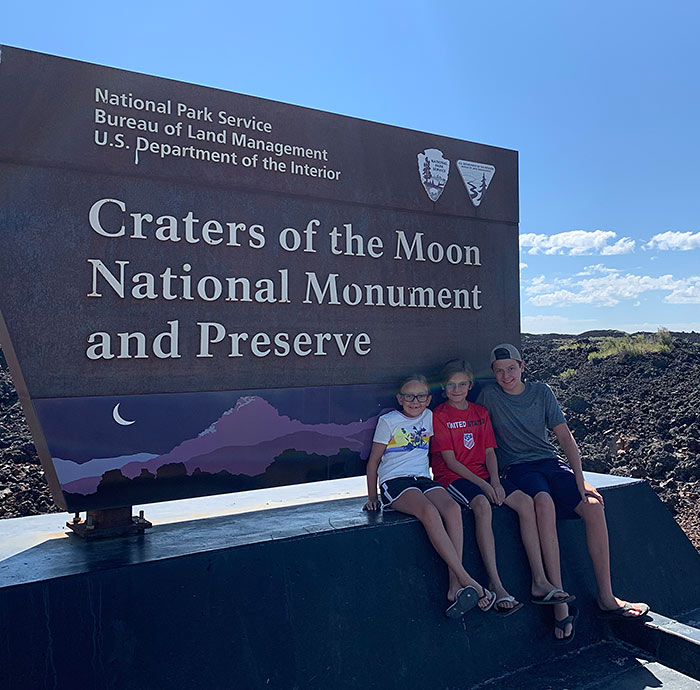 craters of the moon national monument sign