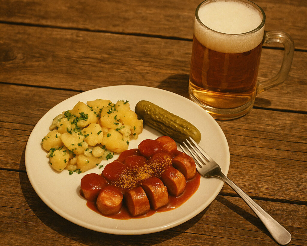 currywurst german recipe ketchup