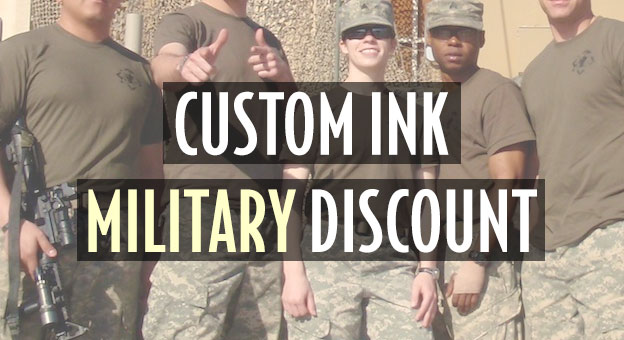 custom ink military discount