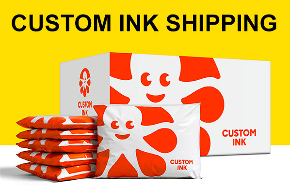 custom ink shipping