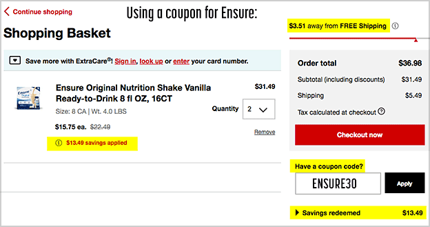 Free Ensure Printable Coupons