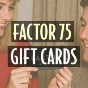 factor 75 gift cards