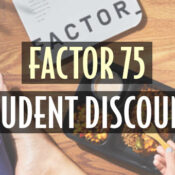 factor 75 student discount