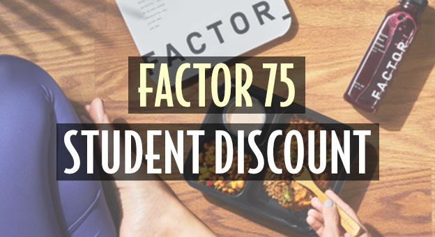 factor 75 student discount