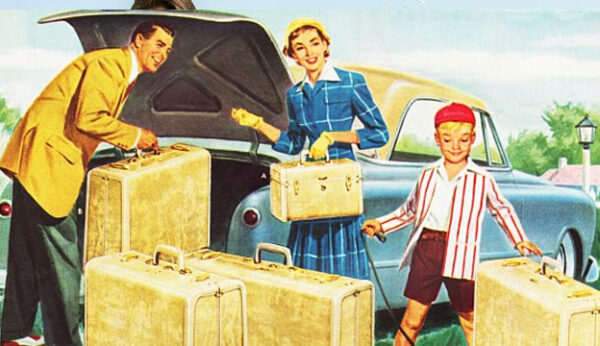 family travel luggage