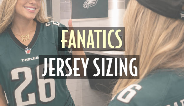 fanatics jersey sizing