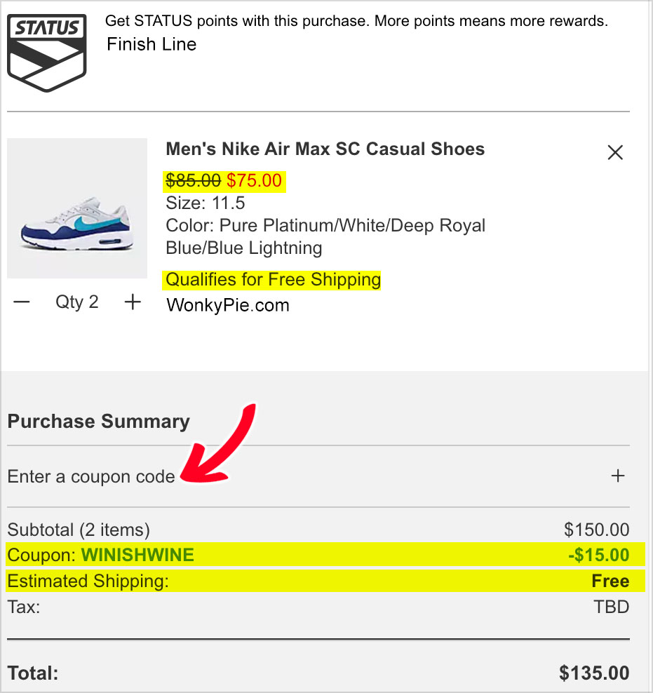 5 Finish Line Coupon Codes: Free Shipping + $10 Off • 2024