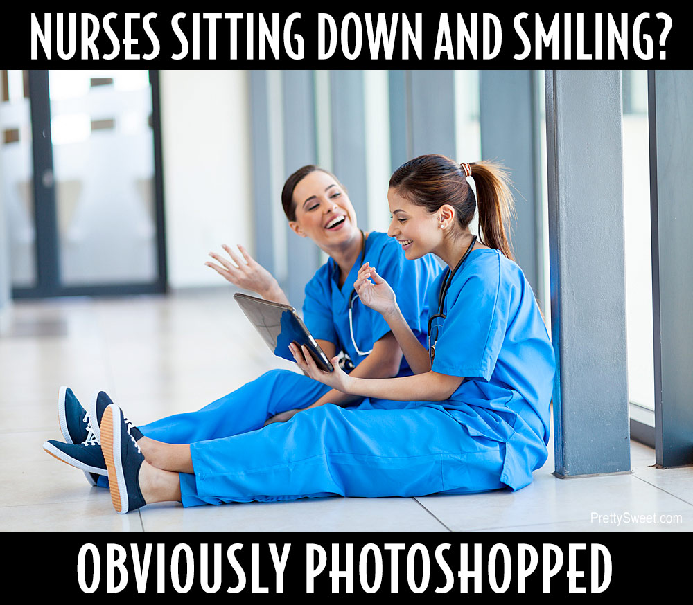 funny nurse meme sitting