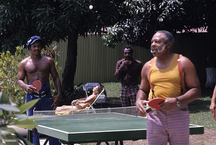 george foreman ping pong africa