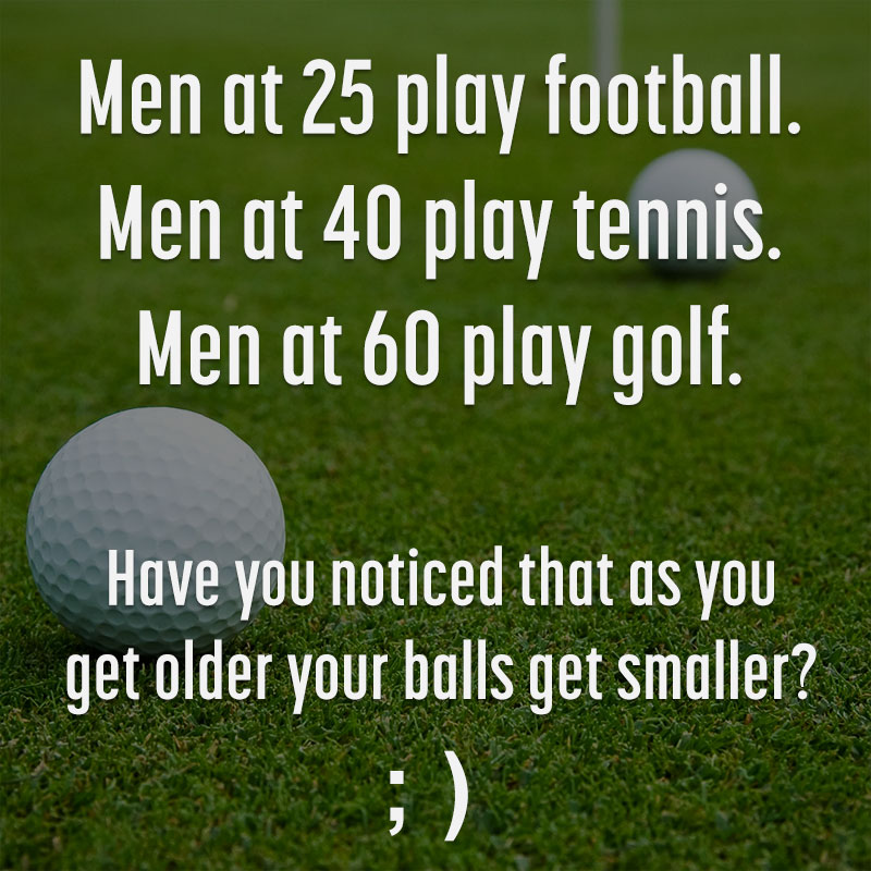 golf funny quote men
