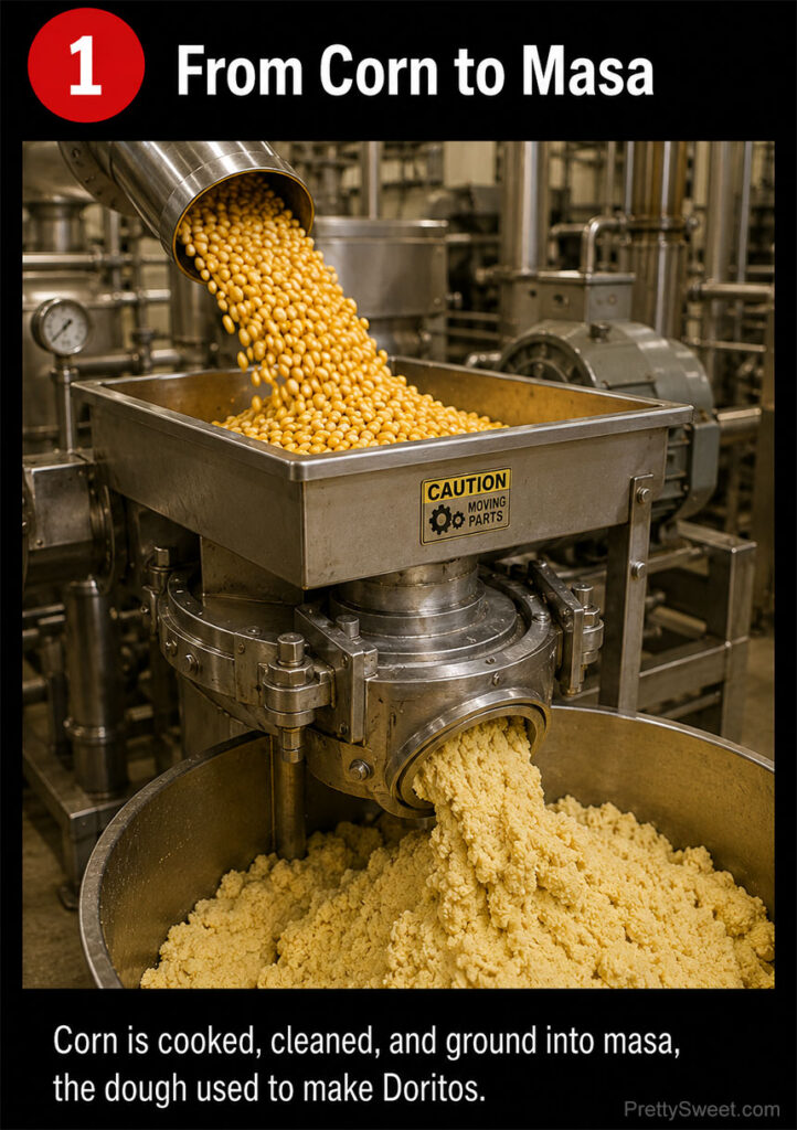 how doritos made step 1