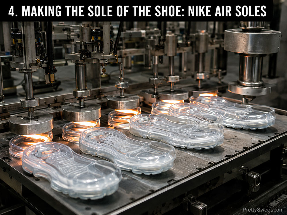 how nike shoes made soles