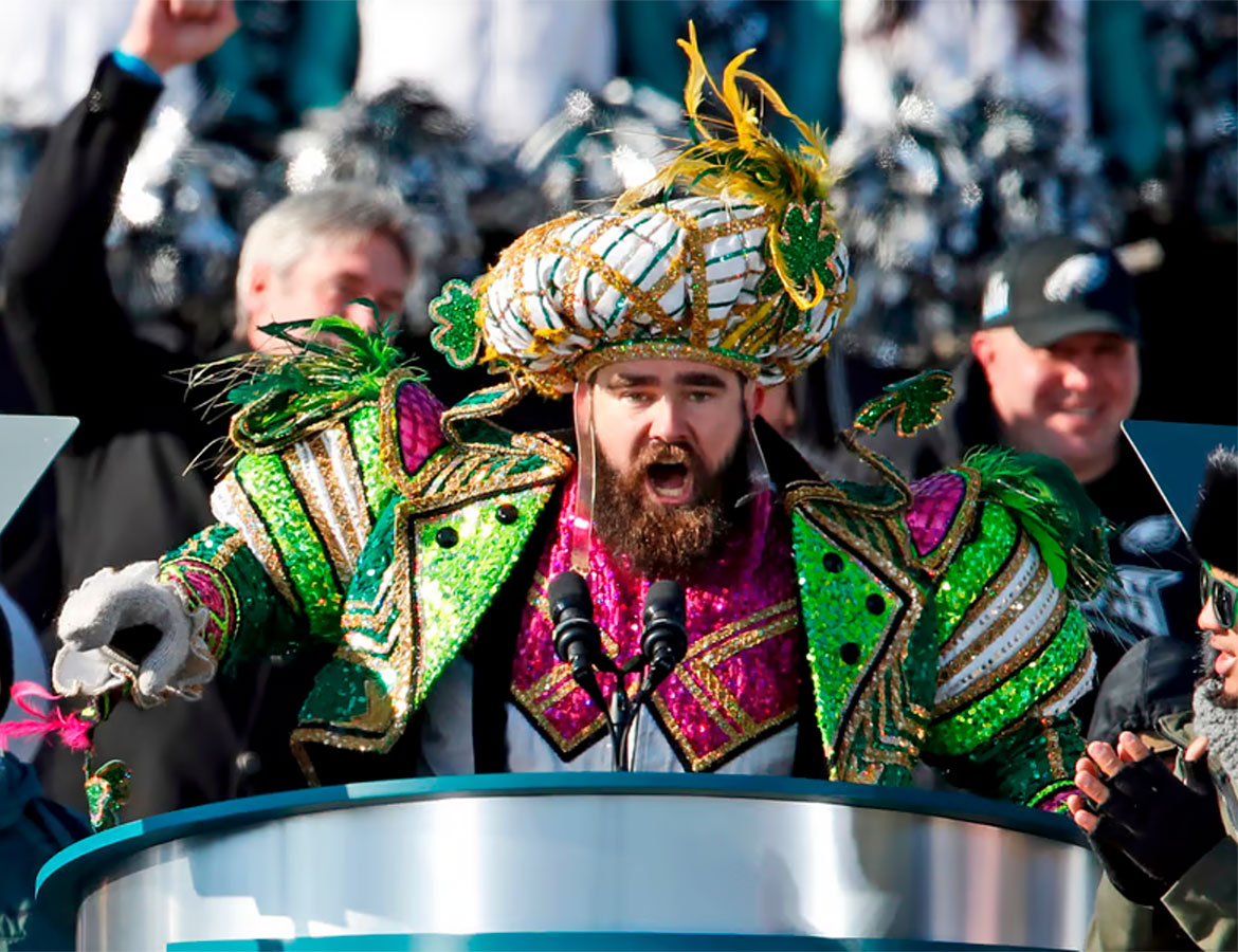 jason kelce mummer speech