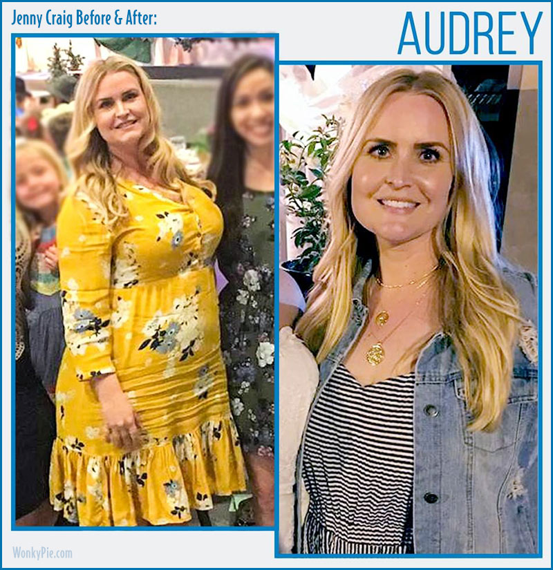 jenny craig before after audrey