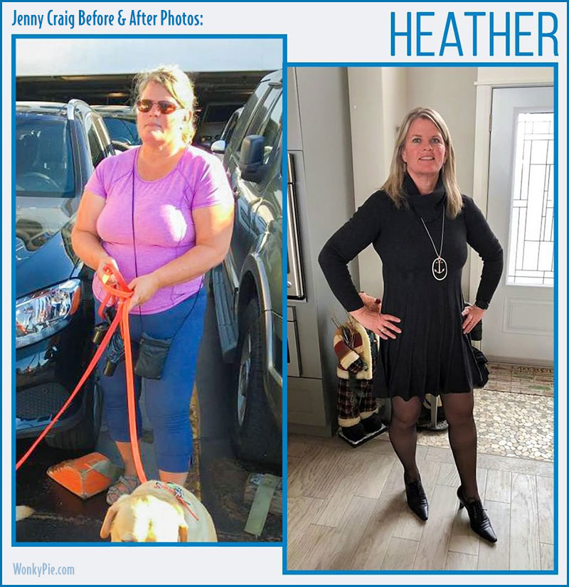 jenny craig before after heather