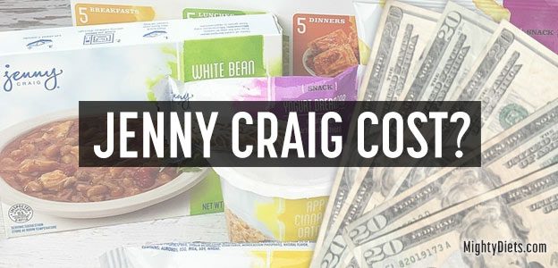 jenny craig cost of food