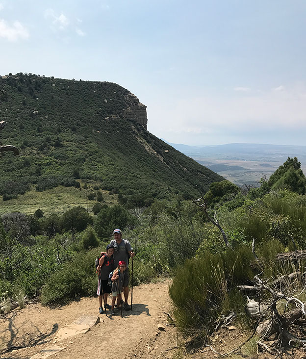 Hiking in Mesa Verde