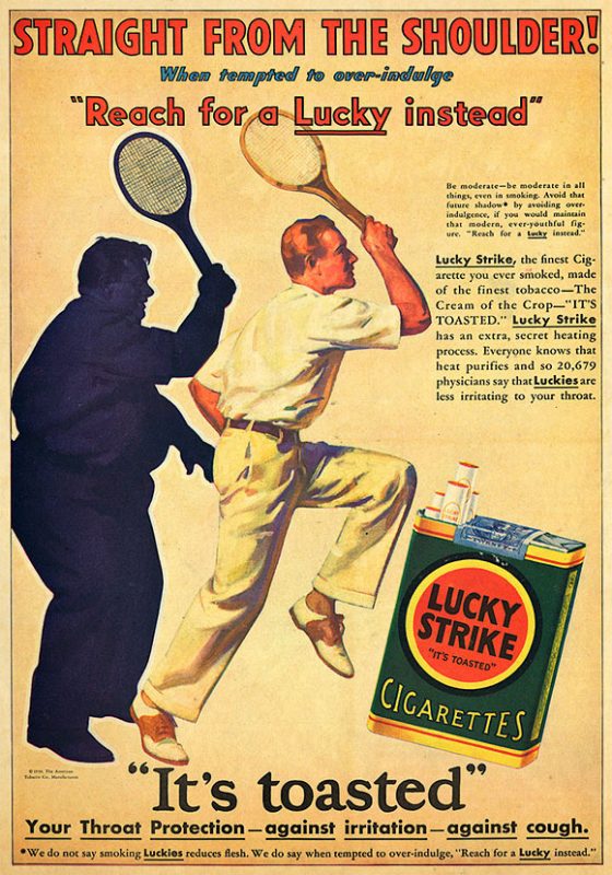 17 Vintage Lucky Strike Ads: 'Smoking Diet' for Weight Loss?