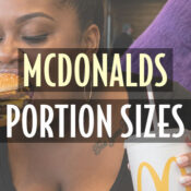 mcdonalds portion size history