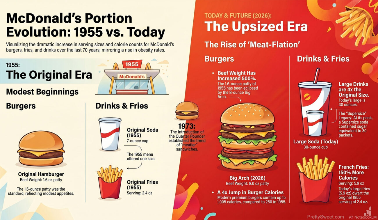 mcdonalds portion sizes history