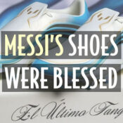 messi shoes blessed