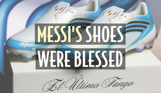messi shoes blessed