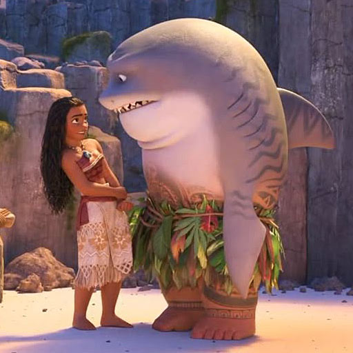 moana shark head