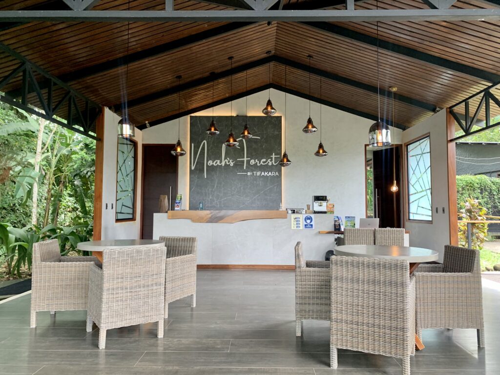 The Lobby at Noah's Forest in La Fortuna, Costa Rica