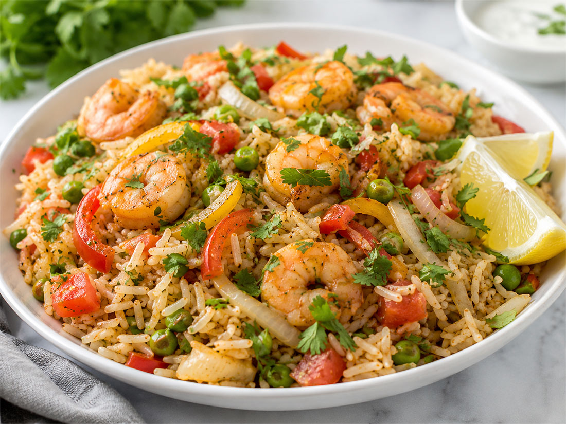 noom shrimp biryani
