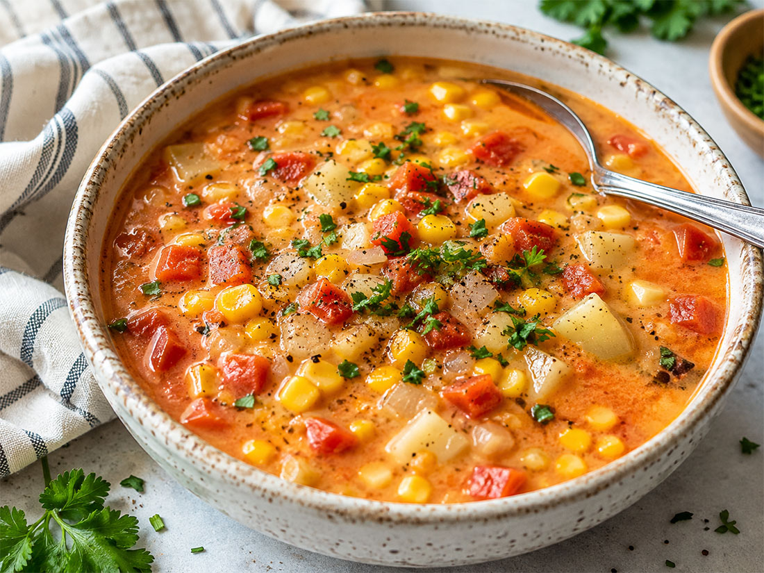 noom tomato corn chowder recipe