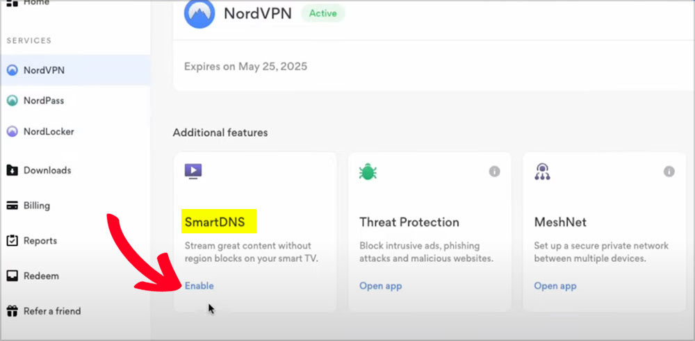 nordvpn apple tv smartdns